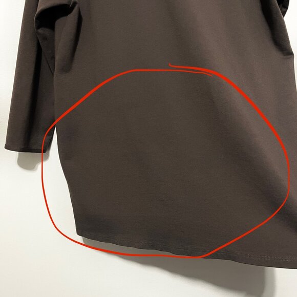 Clara Sun Woo Womens Open Ponte Cardigan M Lagenlook Lagom Capsule Layers Artsy - Picture 7 of 7